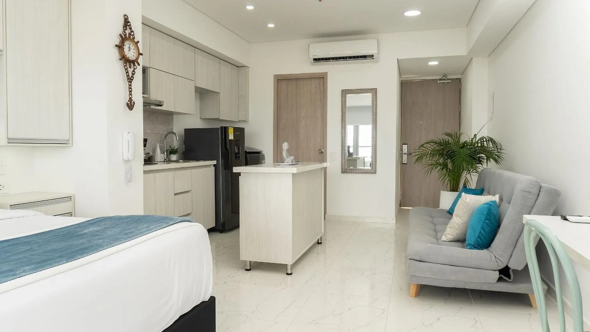Cb726 Hermosa Suite 2Min Aeropuerto-Vista Al Mar Cartagena Apartment
