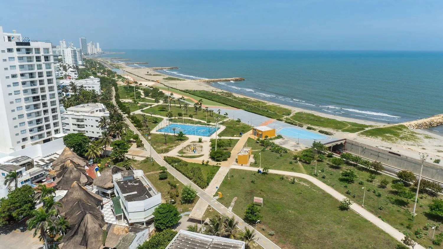 Cb726 Hermosa Suite 2Min Aeropuerto-Vista Al Mar Cartagena